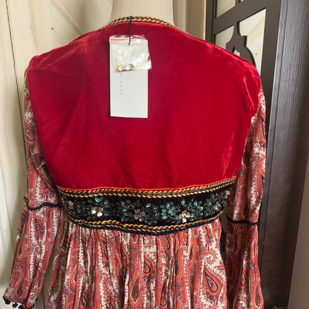 Zara ethnic beaded top - Picture 6 of 16